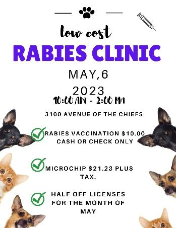 rabies clinic 2023