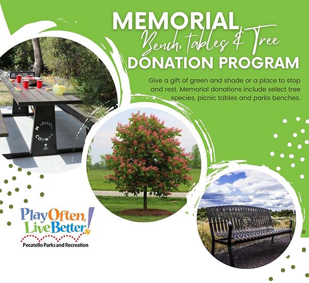 Memorial Bench, Tables & Tree Donation Program