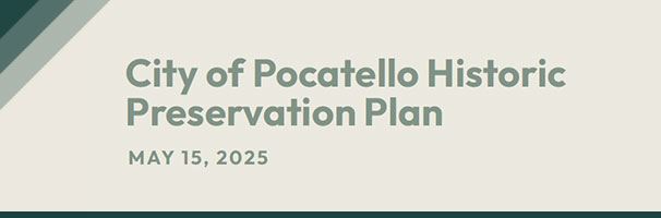 City of Pocatello Historic Preservation Plan