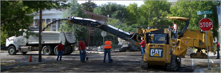 Street Operations Crew Repairing a Street