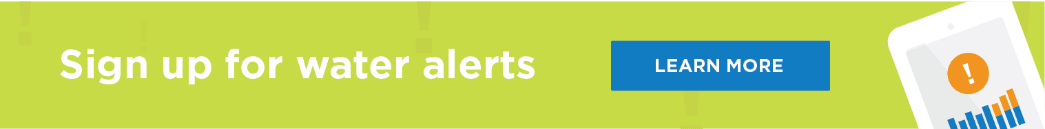 Sign Up for Water Alerts with WaterSmart