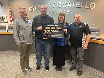 City of Pocatello achieves SolSmart Silver recognition for commitment to solar energy