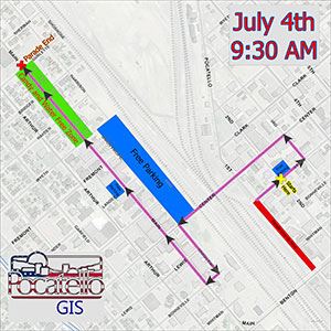 MAP: 4th of July Parade 2022