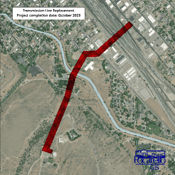 Transmission Line Replacement for 5MG Tank