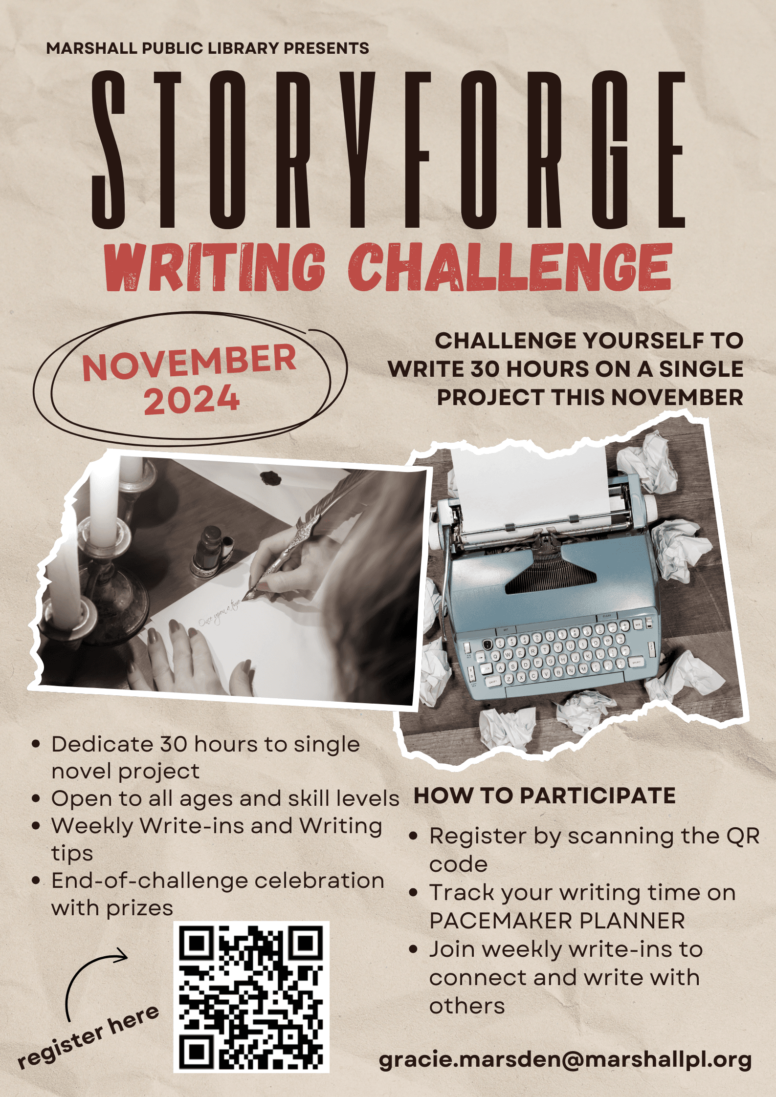 Black Red Bold Paper Photography Exhibition Event Poster (1)