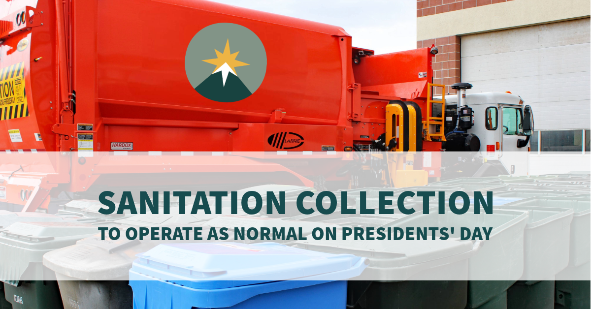 SanitationPresidentsDay2025