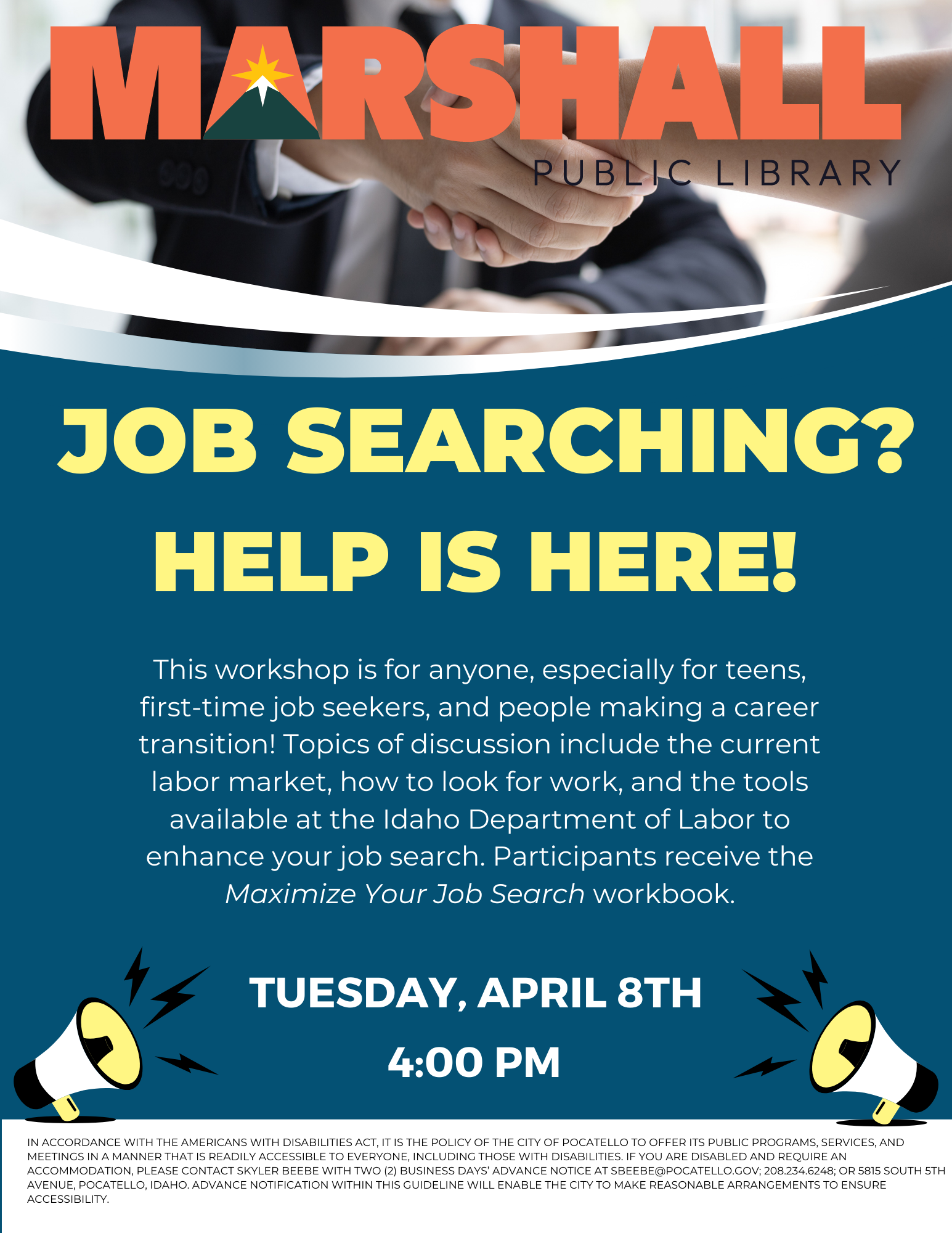 Idaho Department of Labor Workshop April 2025