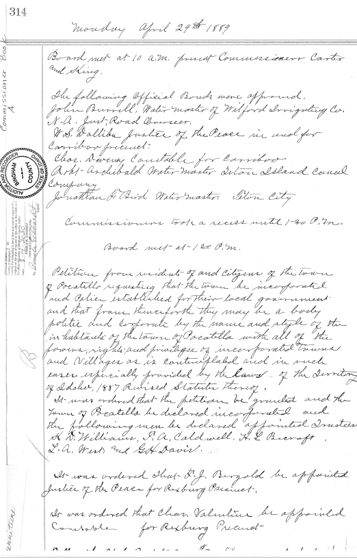 DOCUMENT - CITY OF POCATELLO