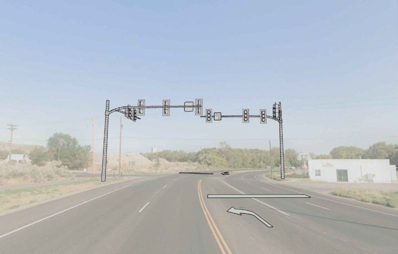 Traffic Signal rendering for N Kraft Road_N Main Extension